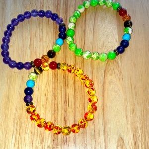 Matching bracelet set